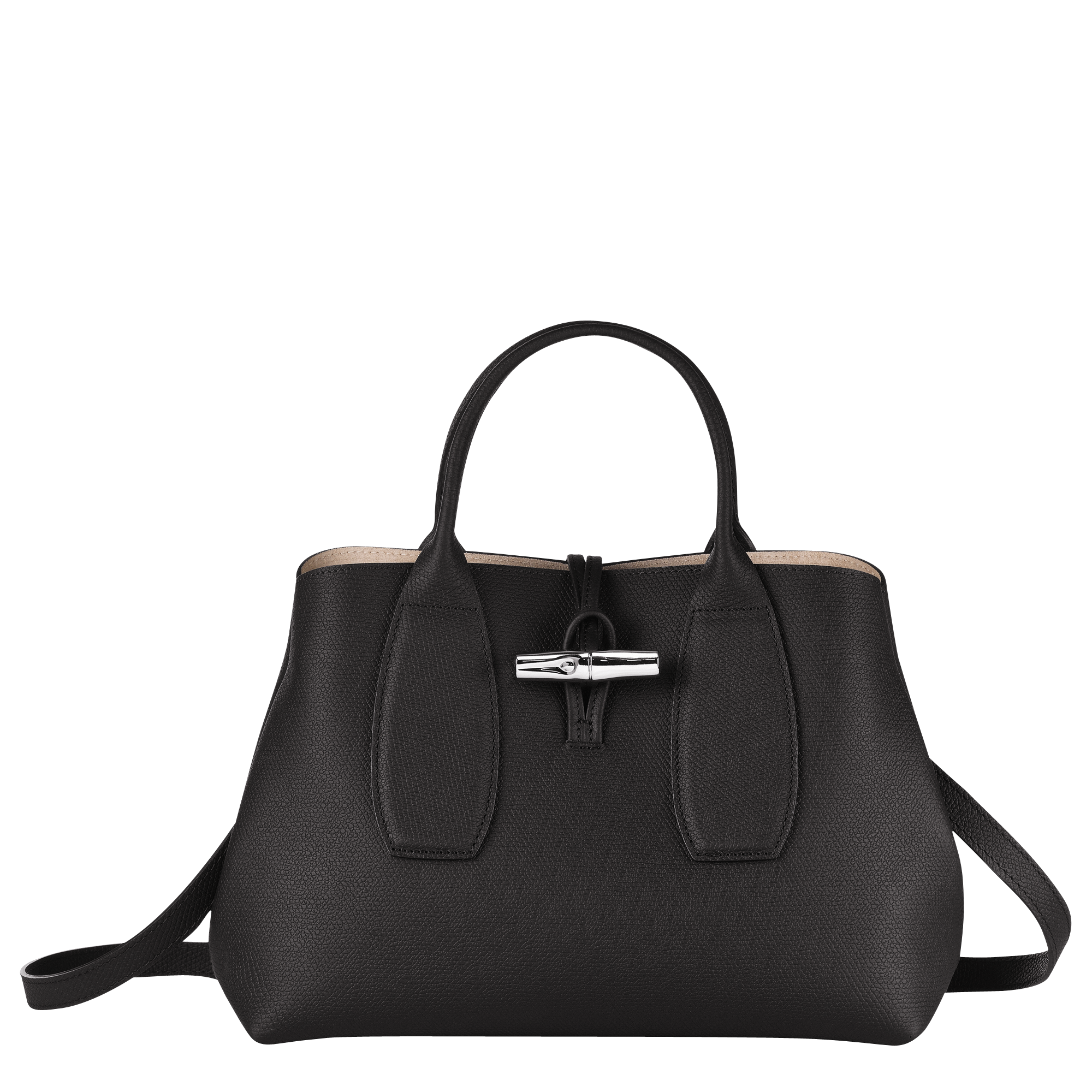 Roseau M Handbag Turtledove - Leather (10058HPNP55)