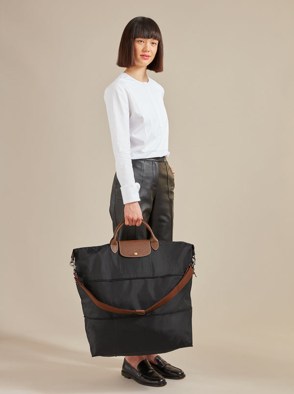 longchamp expandable travel tote