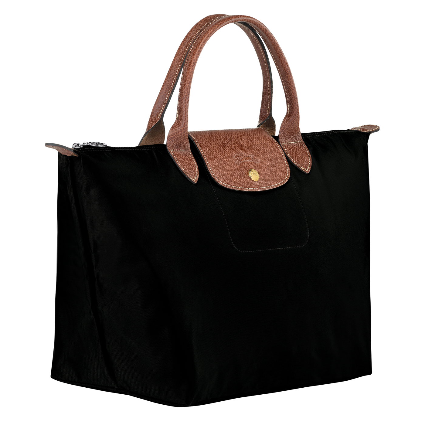 Le Pliage Original Top Handle Bag M in Black | L1623089001