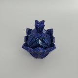Peacock Glitter Trinket/Jewelry Box