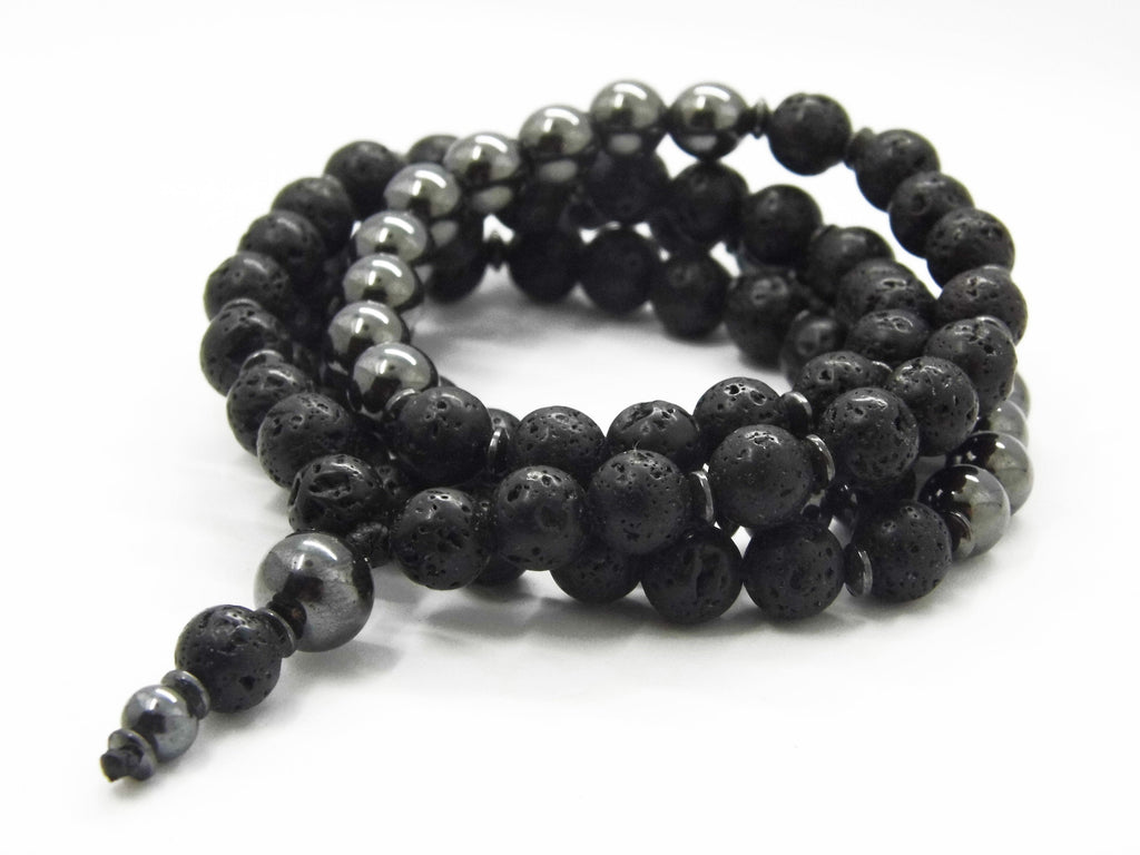 Buy charvi Black Beads Neck Chain For Mens Chain Mala For Mens Black Beads  Bracelet For Mens Black Beads Hand Bracelet For Mens Neck Mala Black Balls  Chain For Mens at
