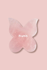 Pretti5_粉晶蝴蝶刮痧板