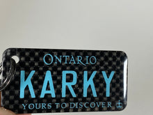 Load image into Gallery viewer, Carbon fibre Ontario keychain

