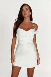 Sinead Twist Maxi Dress - White - MESHKI U.S