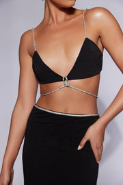 Neva Diamante Bralette - Silver - MESHKI