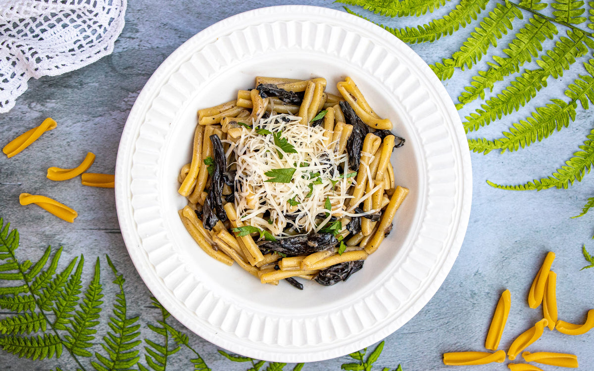 Black Trumpet Pasta – FUNGIWOMAN