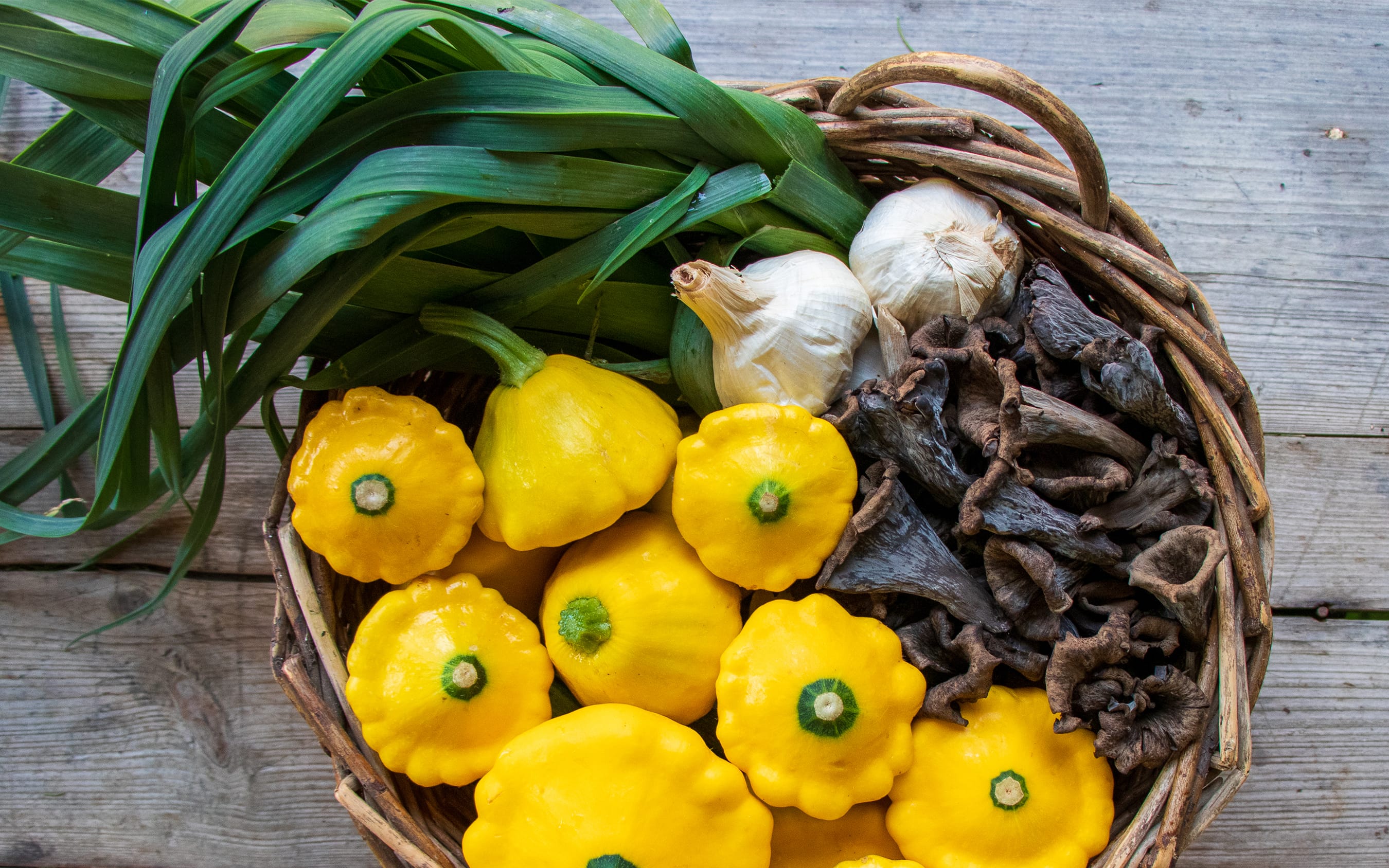 Stuffed Patty Pans with Black Trumpets | Recipe by FUNGIWOMAN