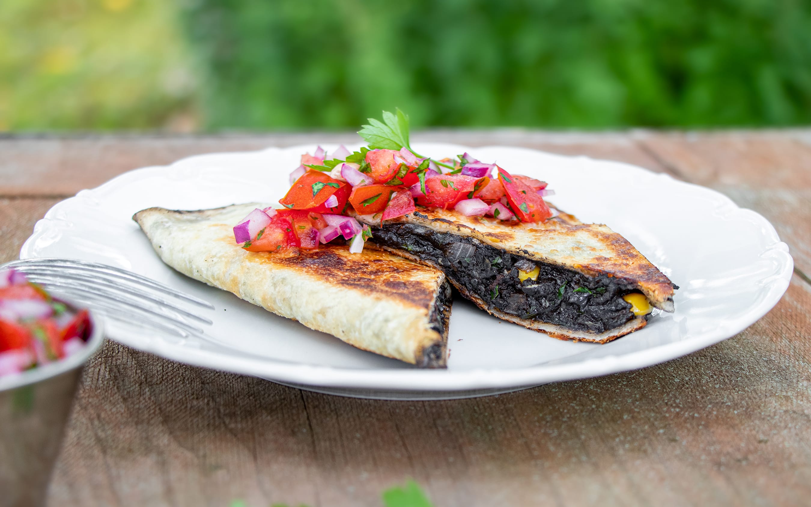 Huitlacoche Quesadilla  – Recipe by FUNGIWOMAN