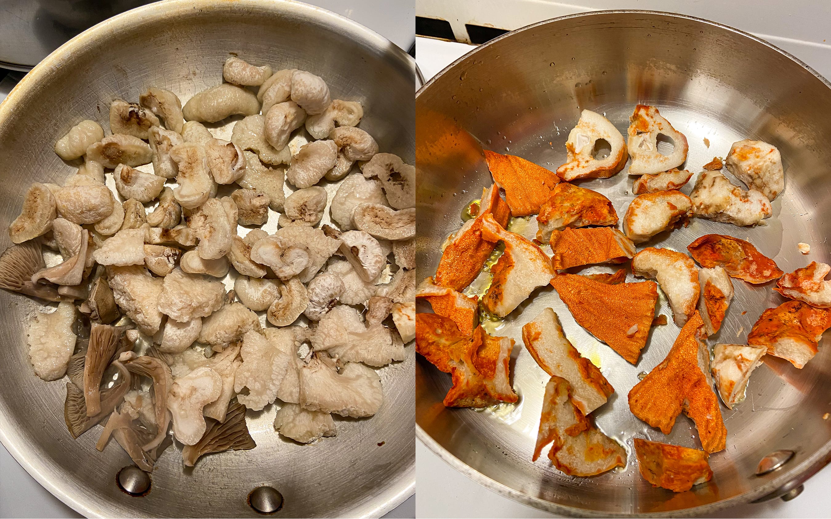 Sautéing mushrooms | Lobster & Shrimp Mushroom Bisque | Recipe by FUNGIWOMAN