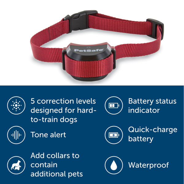 PetSafe Wireless Pet Containment System Receiver Collar for Dogs & Cats +5  lb., Waterproof 