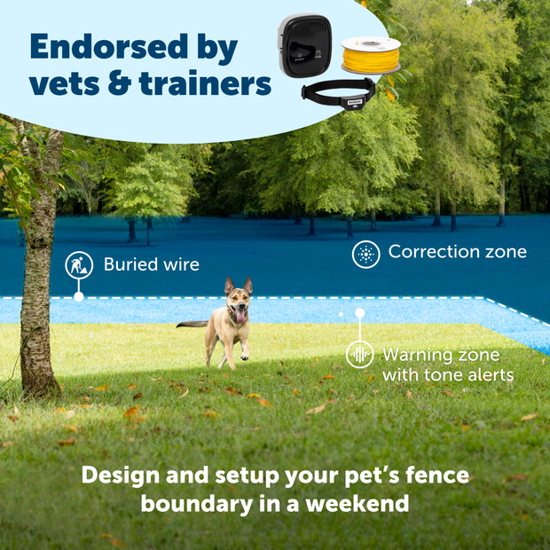 ABHY Electric Dog Fence, 2023 Wireless Dog Collar Fence System