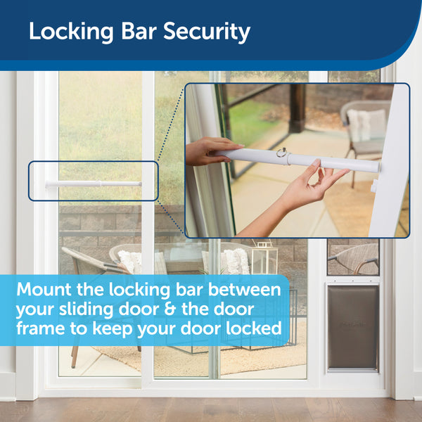 Sliding Glass Pet Door Security Bar