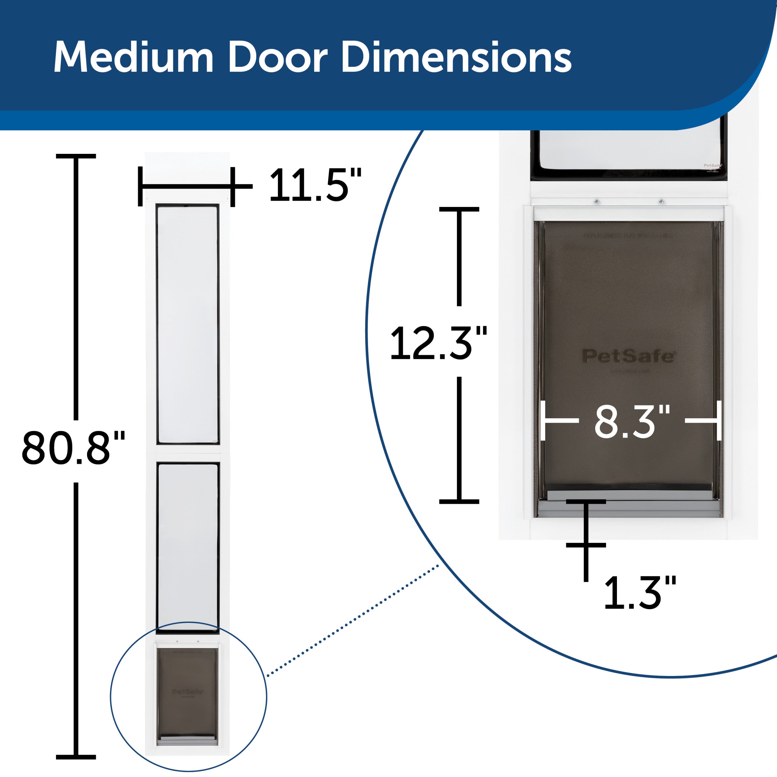 Petsafe sliding clearance door insert