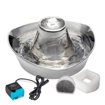 Seaside Stainless Pet Fountain