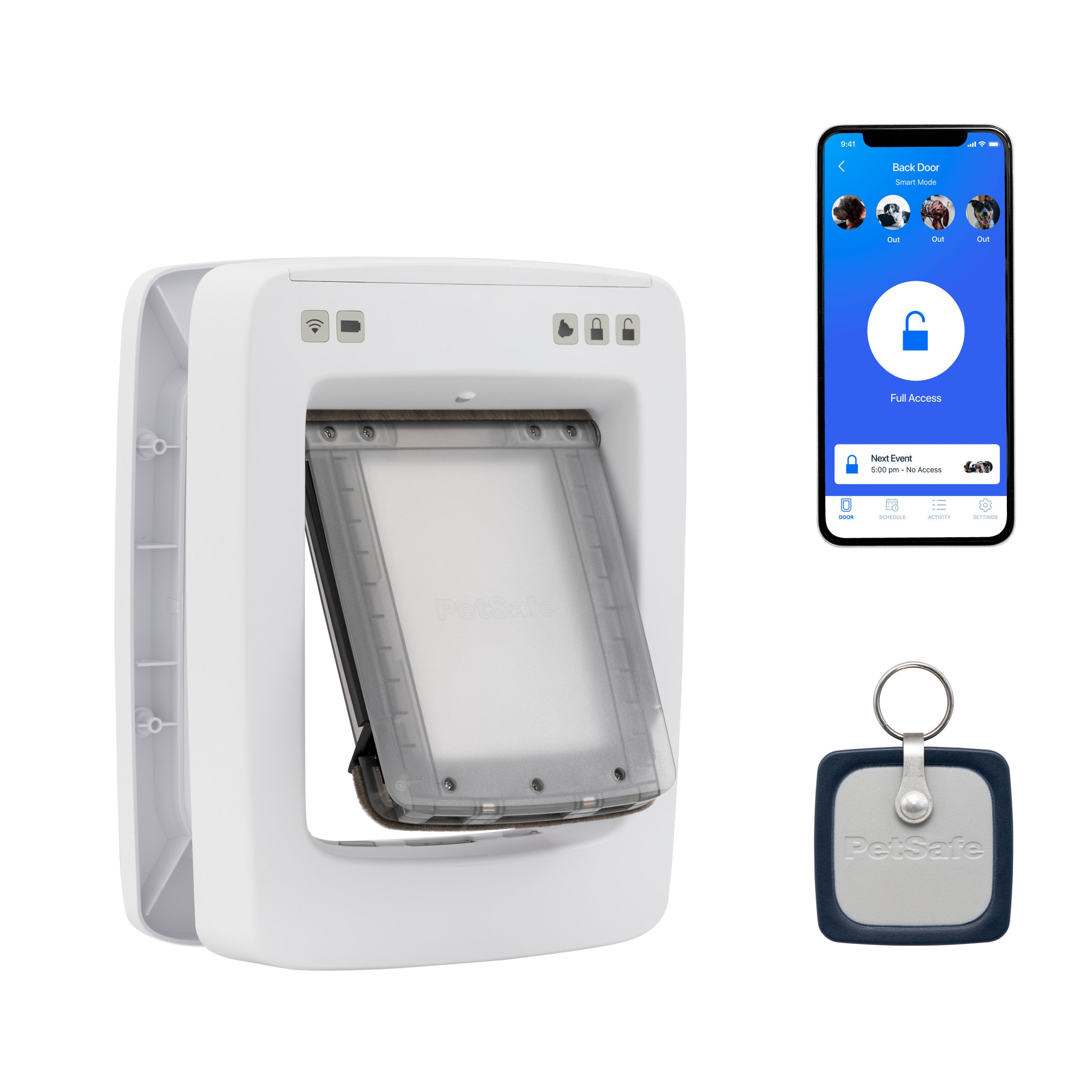 Wifi controlled deals dog door