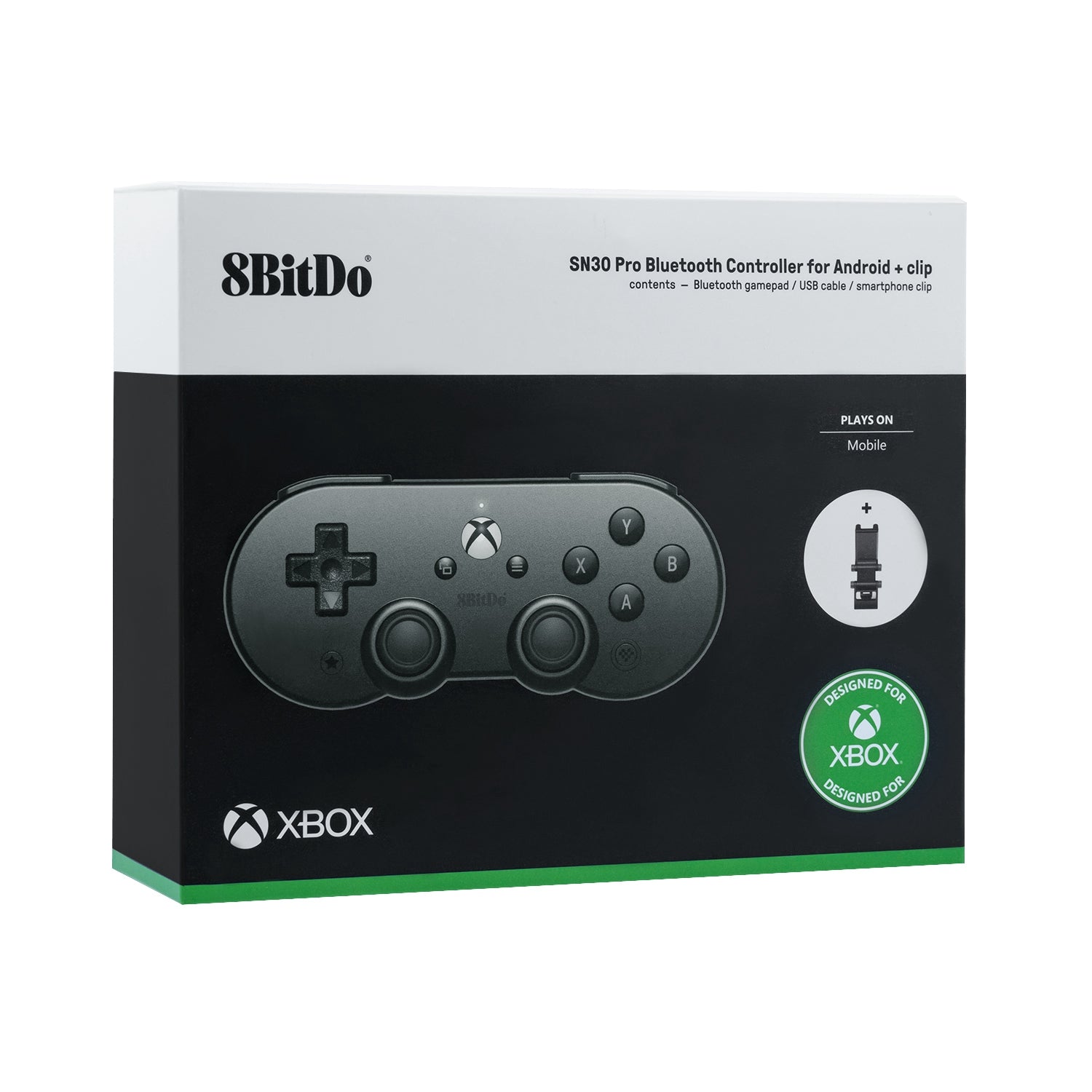 8bitdo Sn30 Pro Bluetooth Controller For Android With Mobile Clip 80d Supremegamegear