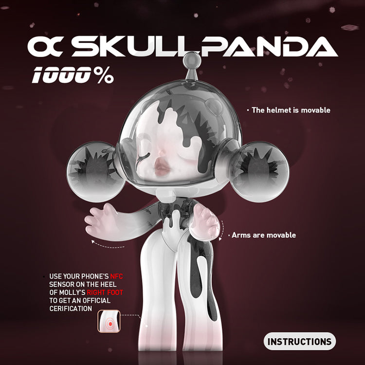 MEGA COLLECTION 1000% α SKULLPANDA BETWEEN LIGHT AND DARK – MoreFun