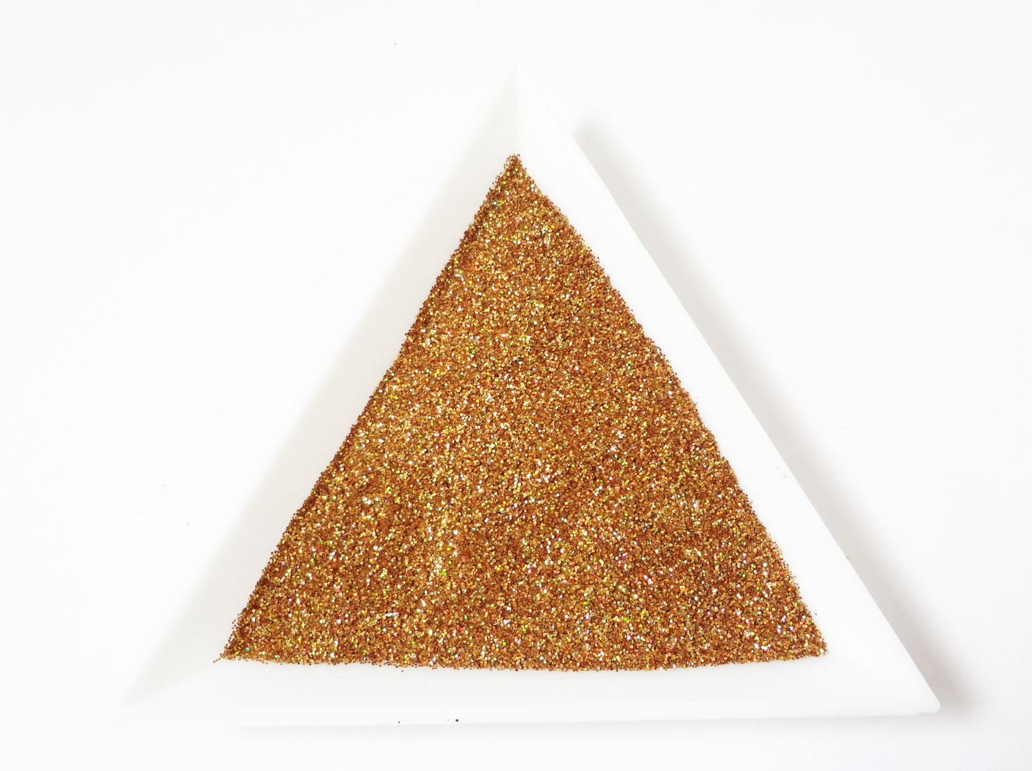 Holographic Laser Silver Triangle Glitter, 2mm