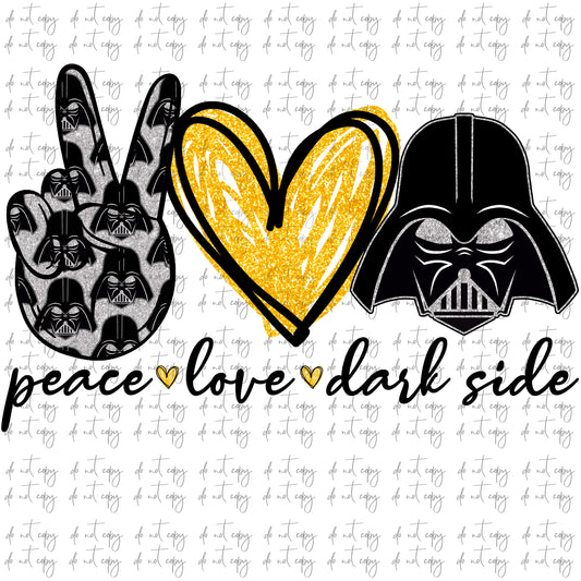 Peace love Golden Eagles PNG File – Tovars Digital Designs