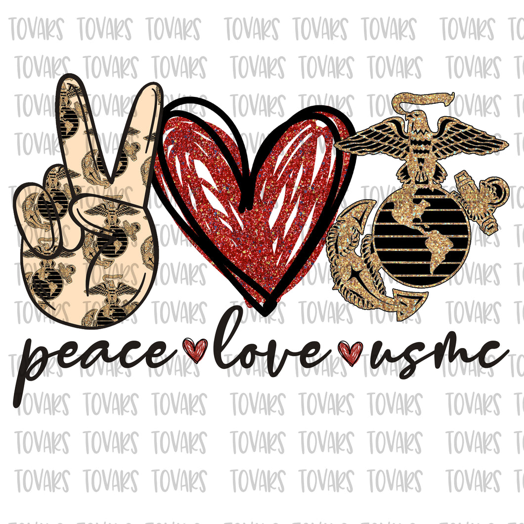 Download Peace love usmc Sublimation Digital Download PNG File ...