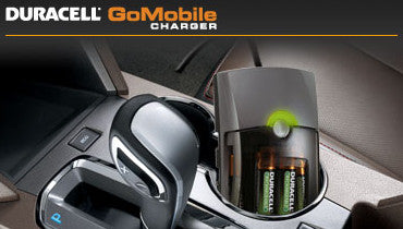 Cargador Duracell AA y AAA Go Mobile + 2 Baterías Recargables AA 1300mAh y 2 AA 750mAh