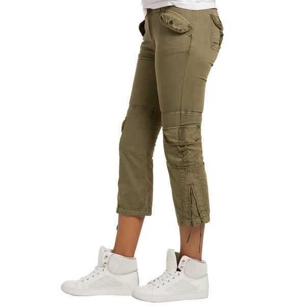 Pantalones Tipo Cargo Mesinsefra Multiples Bolsillos Para Mujer