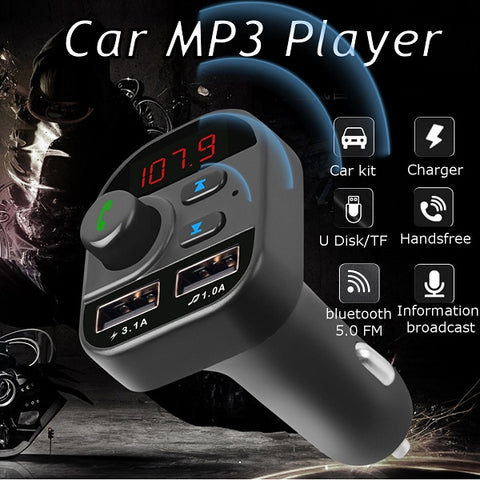 Tplay™ Handsfree Bluetooth FM Transmitter