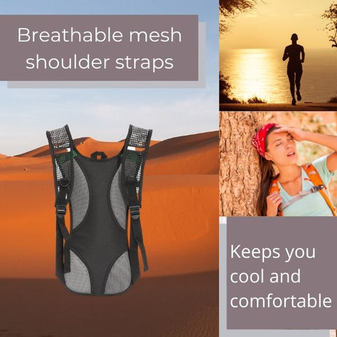 TrailStylz™ 2L Hydration Backpack for Cycling, Running & Hiking