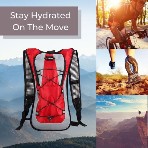 TrailStylz™ 2L Hydration Backpack for Cycling, Running & Hiking