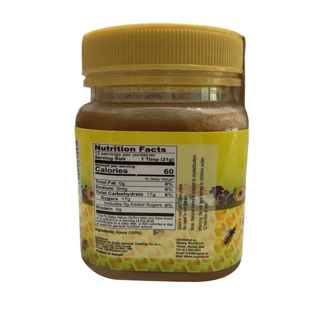 Mujeza Wildflower Honey, Unheated, Unfiltered, Unpasteurized 100% Natu ...