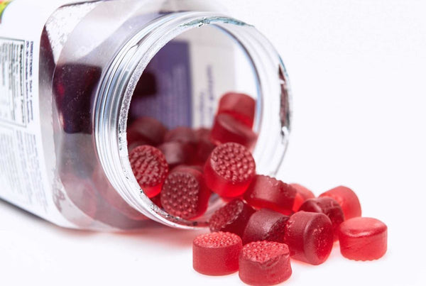 boite de gummies rouges