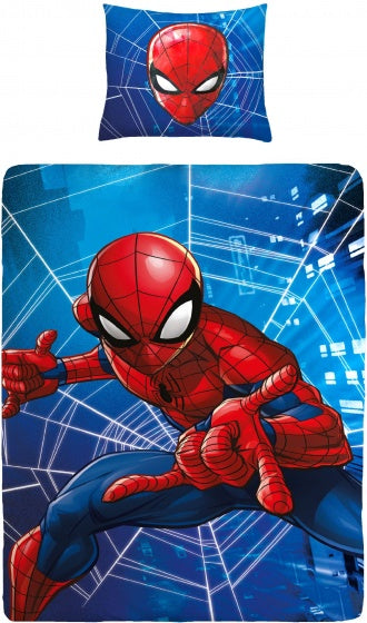 Manieren Siësta Zeldzaamheid dekbedovertrek Spider-Man blauw 140 x 200 cm — Kadee-Kado