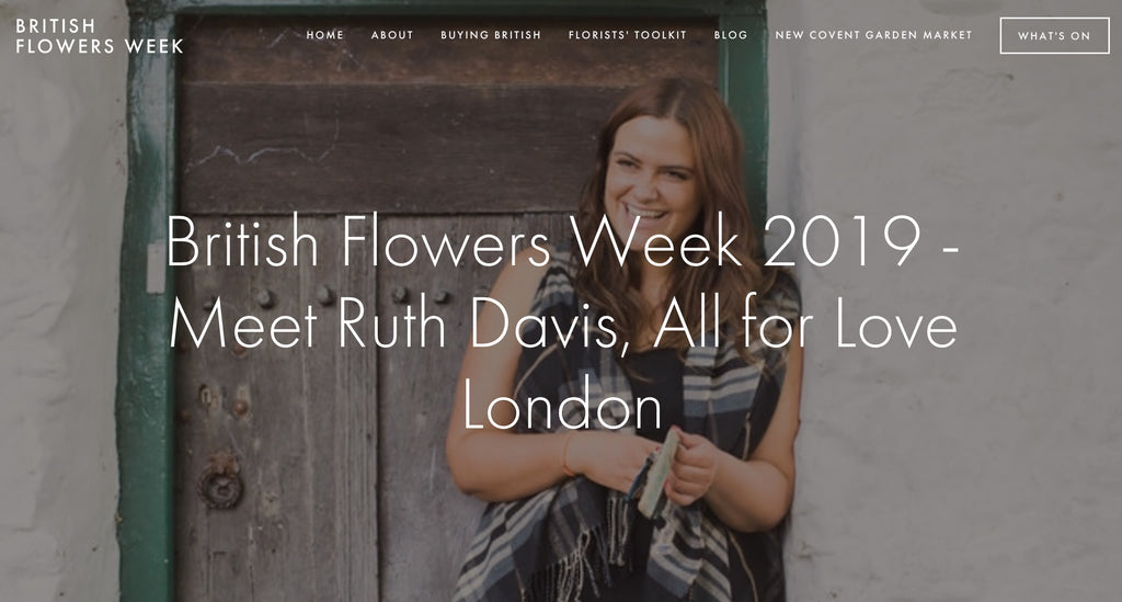 British Flowers Week 7 June 2019