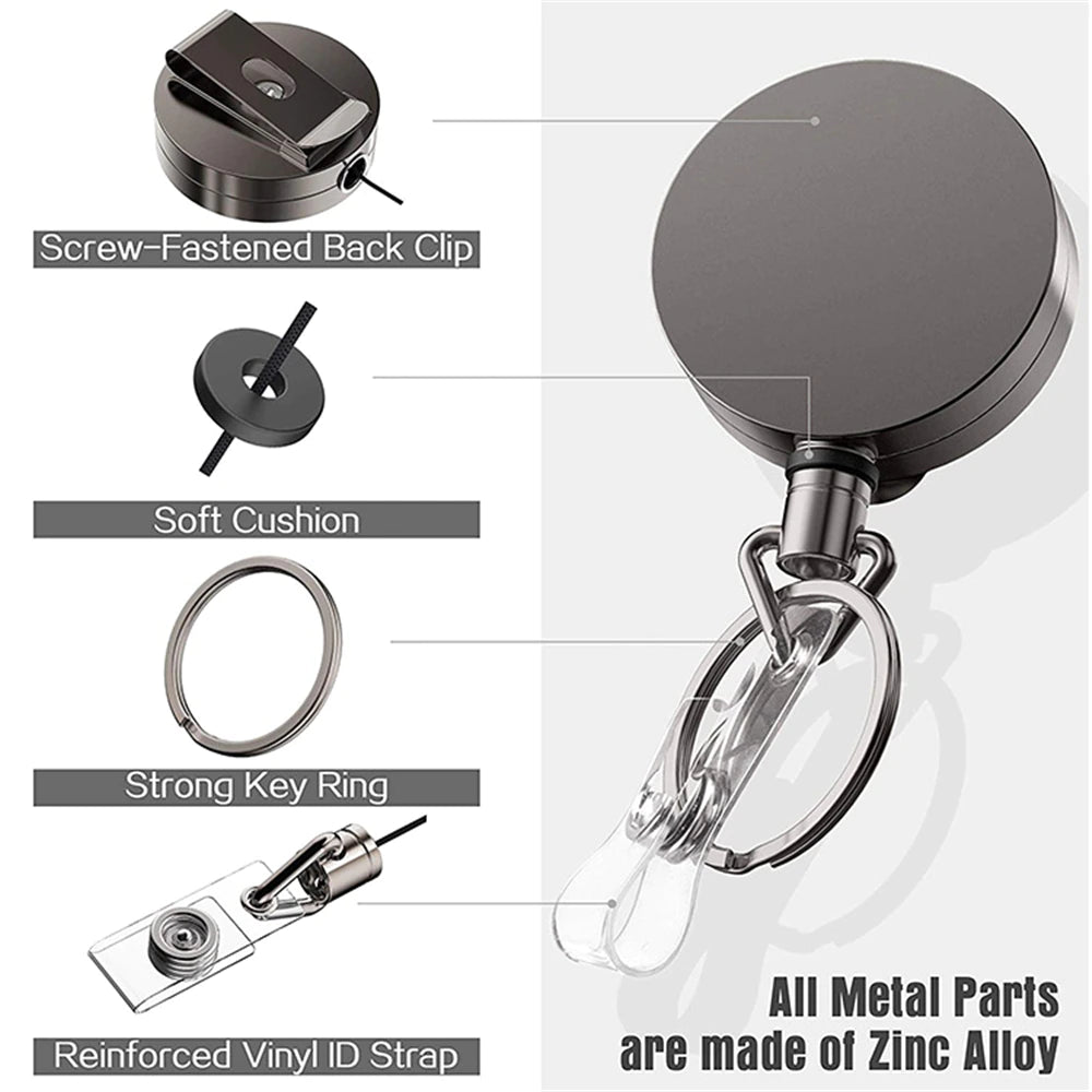 Heavy Duty Retractable ID Reel – MyMedEquip