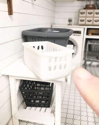 1/12th Scale Dolls House Miniature Laundry Basket IM65295 