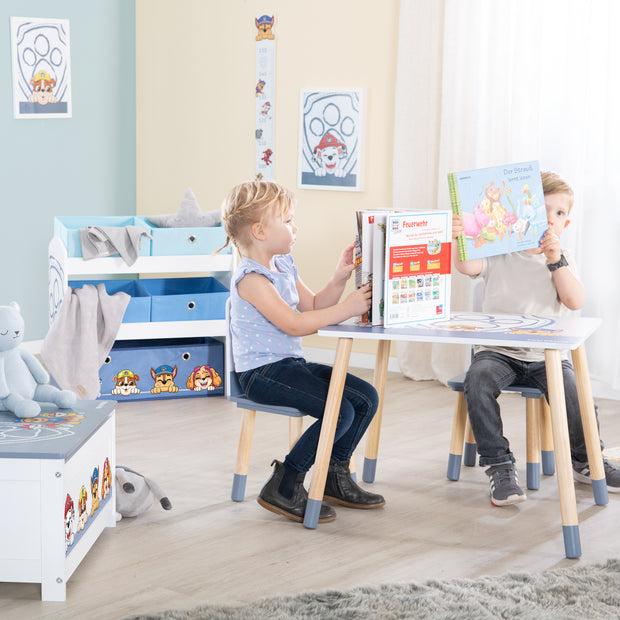 Kindersitzgruppe 'Paw Patrol' - 2 Stühle + 1 Tisch - Motiv der Serie - –  roba