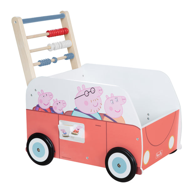 Spielzeugtruhe \'Peppa Pig\' aus Weiß – / Holz - Klappbare Sitzfläche - Ro roba