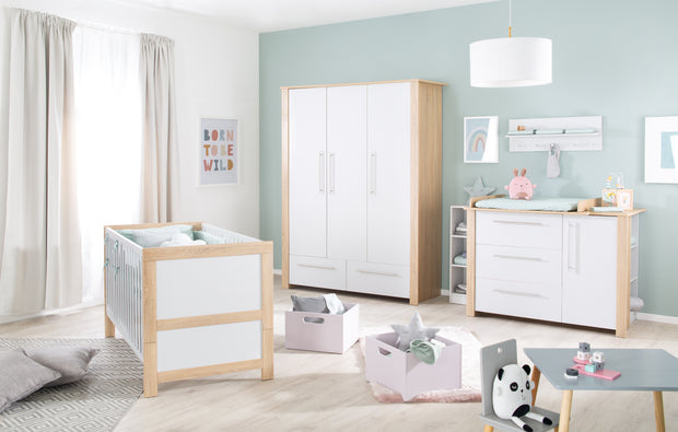 Regal Baby- Kinderzimmer, – Seitenregal taupe, für HxB Einlegeböden, & roba 2