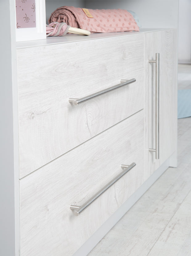 Changing table 'Maren 2' with changing attachment, 1 drawer, 1 door, 1 –  roba