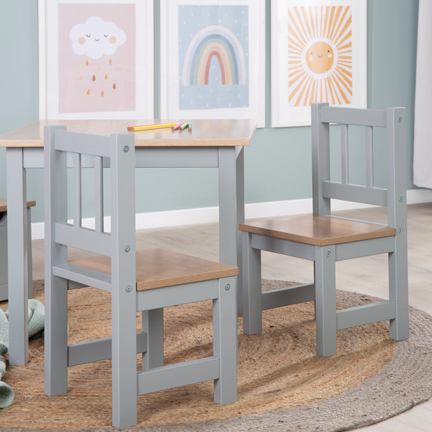 Coffre à Jouets Banc Fenna en Bois Gris