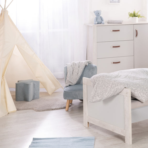 Kindersofa 'Lil Sofa', bequeme Kindercouch mit stabilen Holzfüßen und – roba