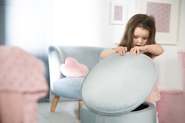 Kindersessel 'Lil Sofa', bequemer Sessel mit stabilen Holzfüßen und gr –  roba