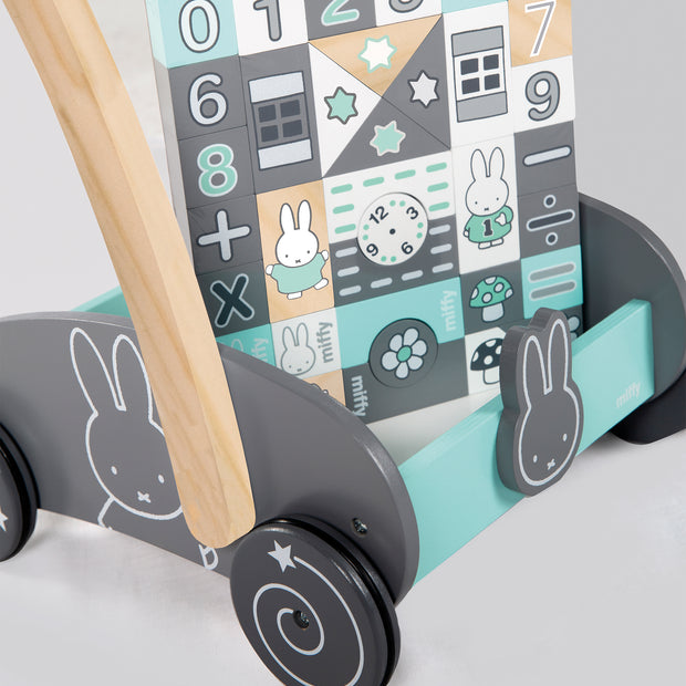 Lauflernwagen \'miffy®\', mit Bremse, als Puppenwagen nutzbar – roba