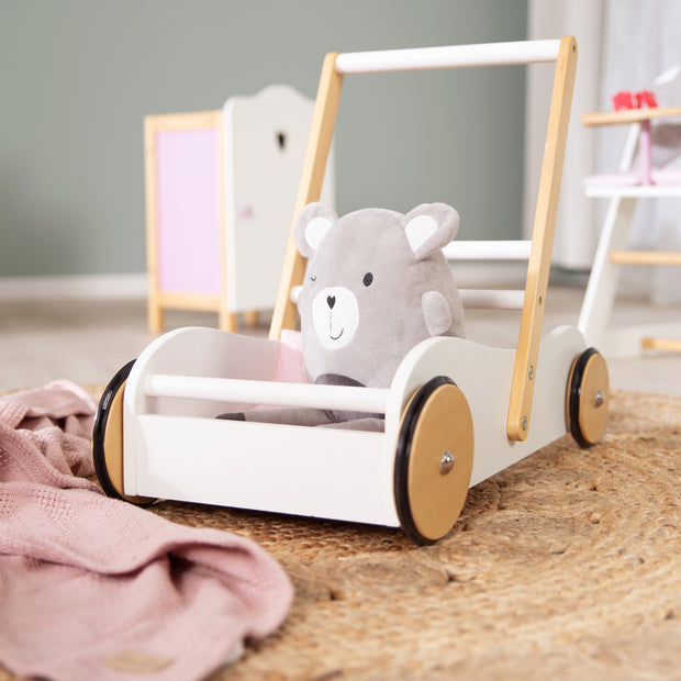 Lauflernwagen \'miffy®\', mit Bremse, roba als nutzbar – Puppenwagen