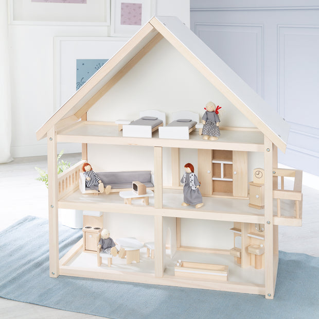 Chateau en tissu bleu cabane tente maison jouet enfant - Jeux éducatifs