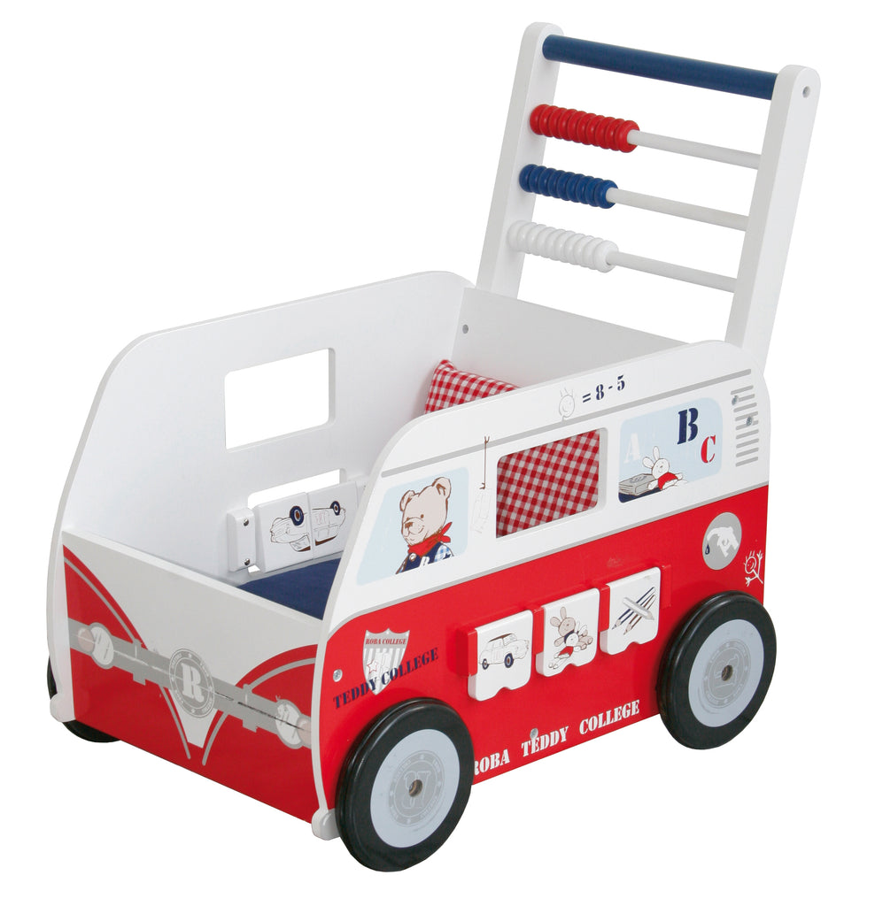 Puppenwagen roba nutzbar – Lauflernwagen als \'miffy®\', mit Bremse,