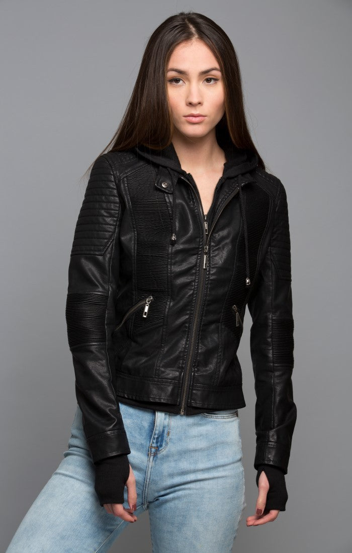 jersey moto jacket