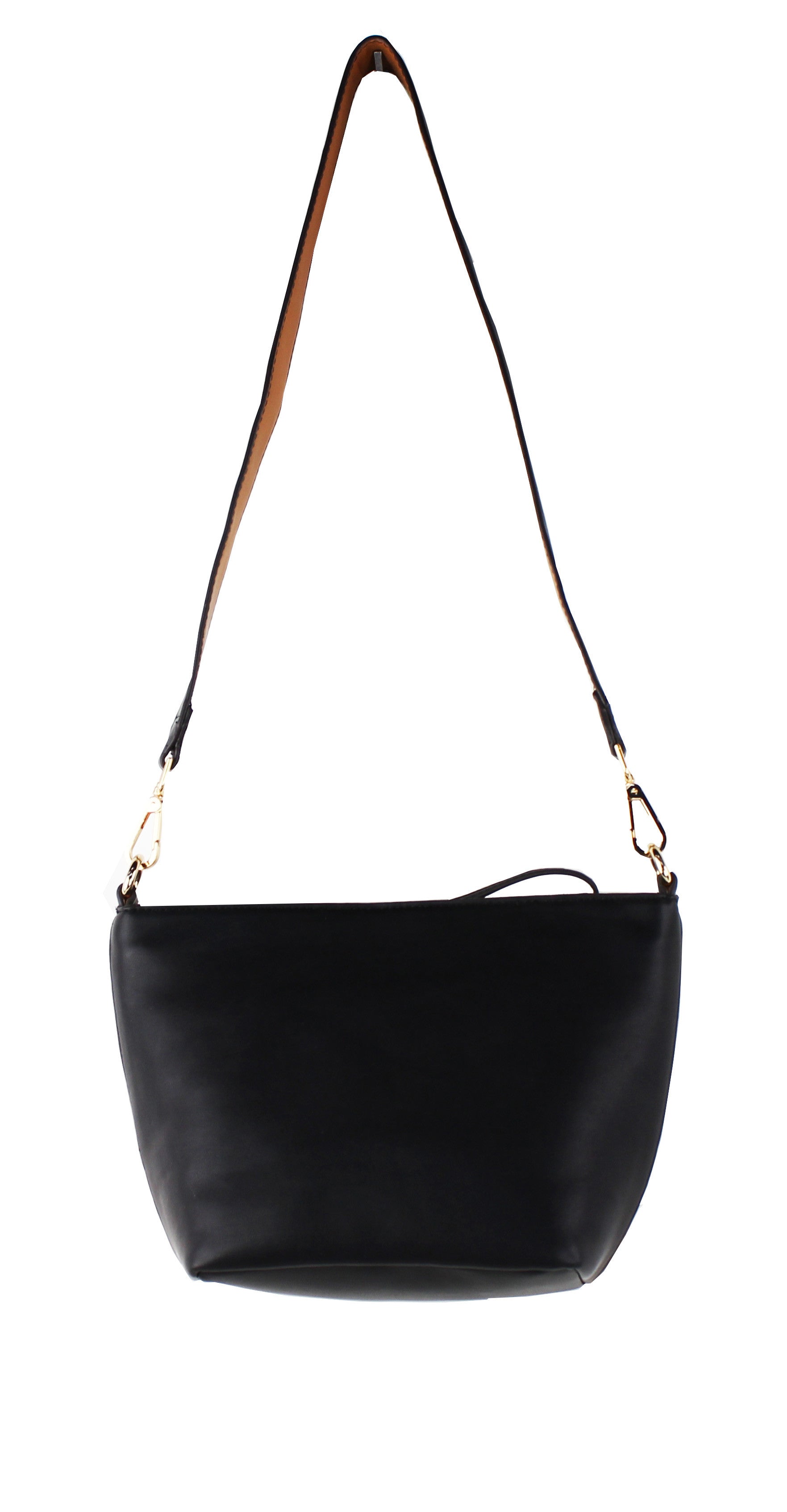 STRUCTURED BUCKET BAG WITH TASSEL - Tias Place
