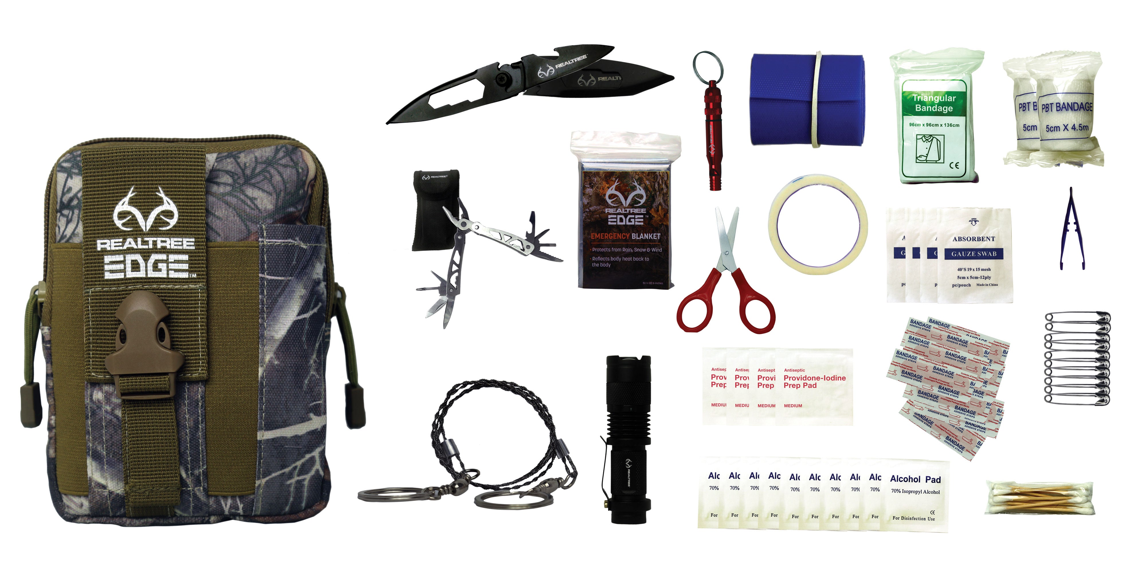 Quick Survive Realtree® 62-In-1 Survival Kit