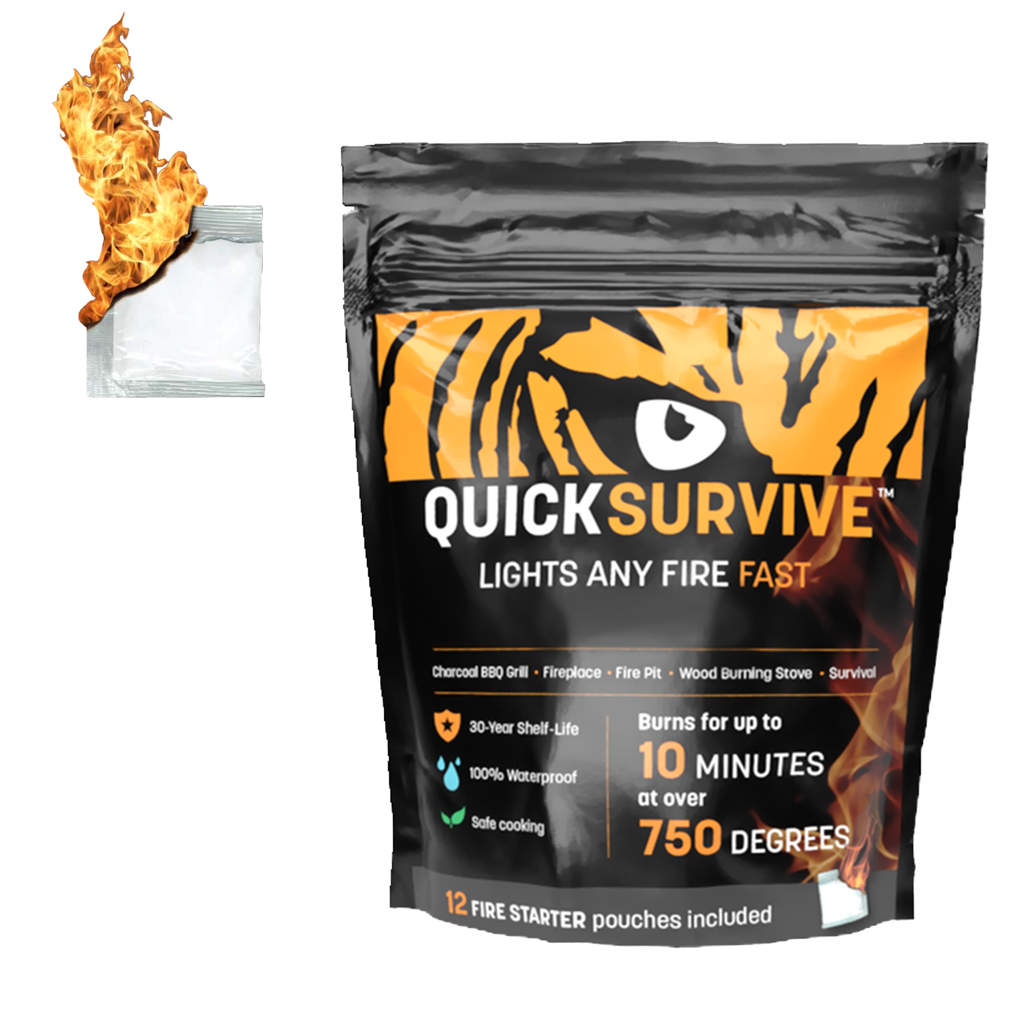 12 Piece Fire Starter - QUICKSURVIVE product image